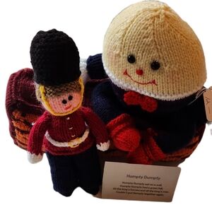 Handmade Vintage Humpty Dumpty Plush Set